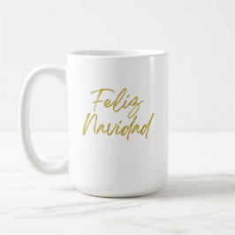 Caneca De Café Mensagem Feliz Navidad