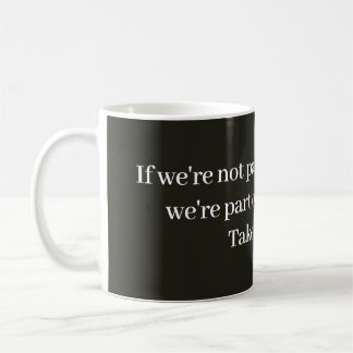 Caneca De Café Mensagem Focada na Solução