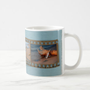Caneca De Café Mensagem numa Garrafa Película Negativa