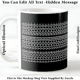 Caneca De Café Mensagem Oculta Ame a Sua Alma, Citação Personaliz
