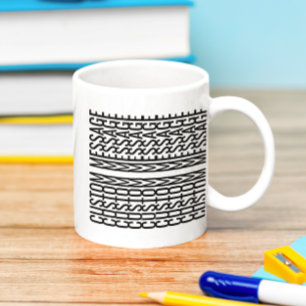 Caneca De Café Mensagem Oculta Mensagem Engraçada Personalizada