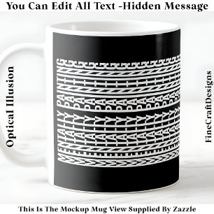 Caneca De Café Mensagem Oculta Para Qualquer Hobby, Mentalmente 1