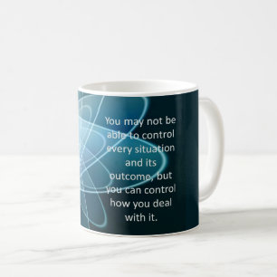 Caneca De Café Mensagem Positiva de Cotação Motivacional Inspir