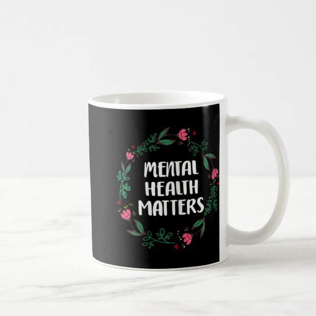 Caneca De Café Mental Health Problems Awareness Suicide Preventio (Direita)