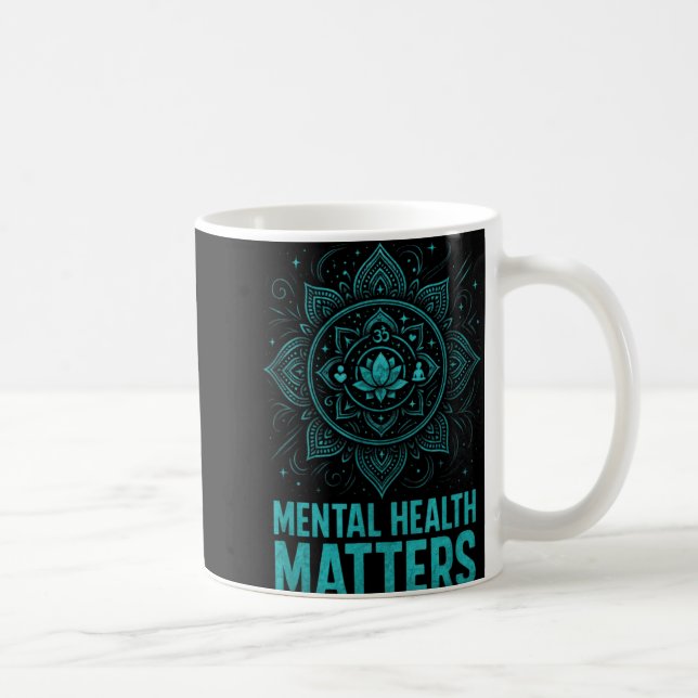 Caneca De Café Mental Health S End Stigma Awareness  (Direita)