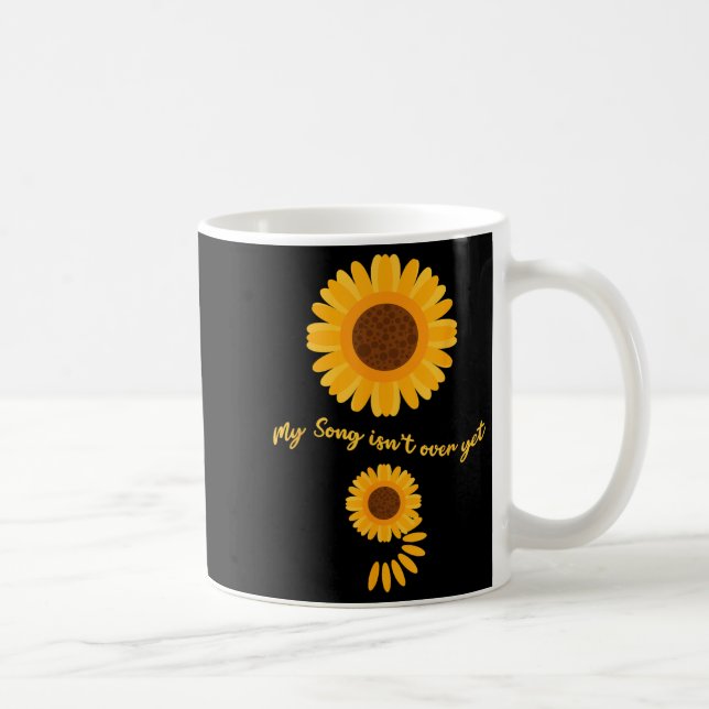 Caneca De Café Mental Health Semicolon Sunflower Suicide Preventi (Direita)
