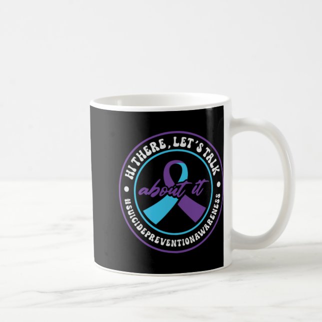 Caneca De Café Mental Health Suprt 988 Suicide Prevention Week  (Direita)