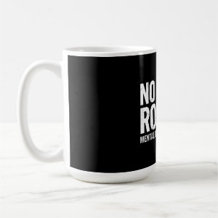 Caneca De Café Mentalidade de Lutador de MMA sem Rodadas Fracas