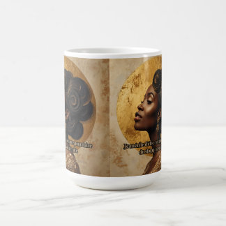Caneca De Café Mentalidade de Riqueza e Luxo Impressão Inspirador