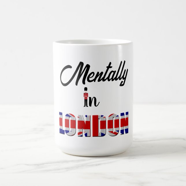 Caneca De Café Mentalmente Em Londres, Café Mug (Centro)
