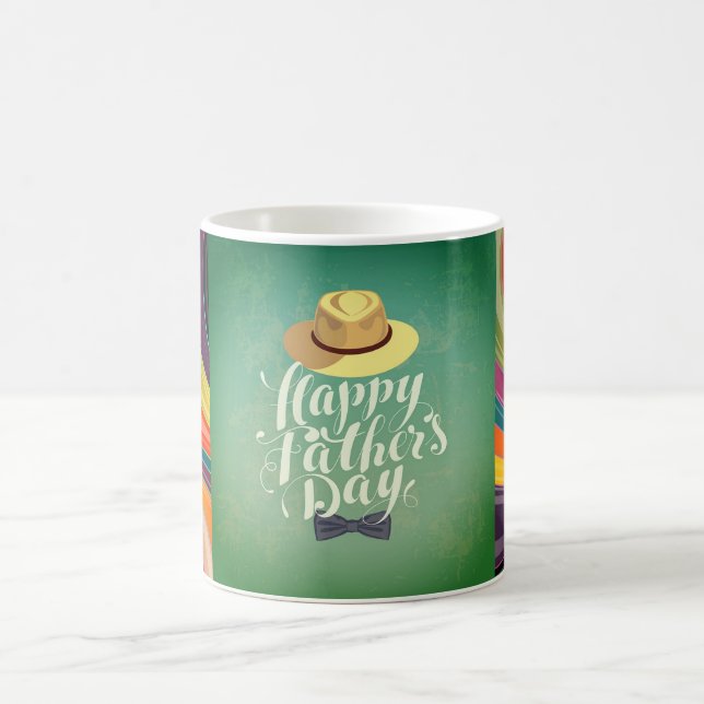 Caneca De Café Mente Manifestando Feliz Dia dos Pais (Centro)