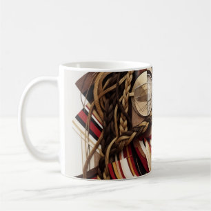 Caneca De Café Mente Mosaico