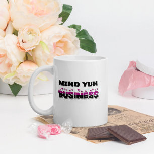 Caneca De Café Mente seu negócio