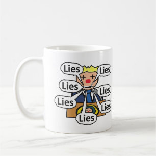Caneca De Café Mentiras Mundiais de Palhaços