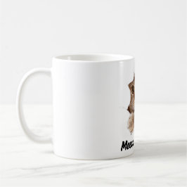 Caneca De Café Meow é o tempo - gato bonito