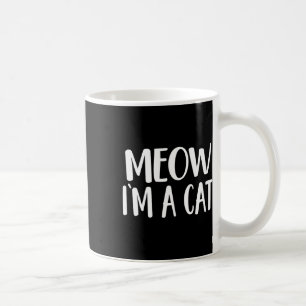 Caneca De Café Meow, sou um gato - Figurino de Halloween