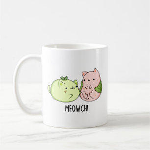 Caneca De Café Meowchi - Comida em forma de corte
