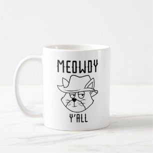 Caneca De Café Meowdy Y'all