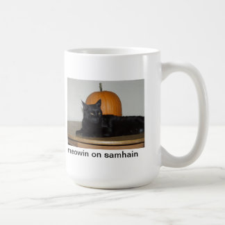 Caneca De Café Meowin em Samhain