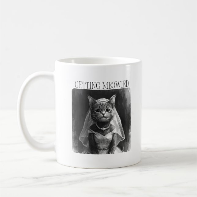 Caneca De Café Meowing Me – Design Divertido para Despedida de So (Esquerda)