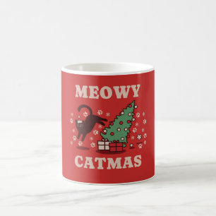 Caneca De Café Meowy Catmas