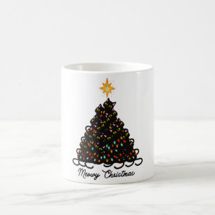 Caneca De Café Meowy Christmas