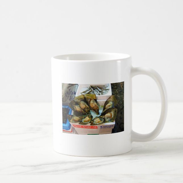 Caneca De Café Mercado de Peixes de Tsukiji, Giant Muselles, Tóqu (Direita)
