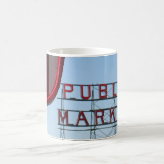 Caneca De Café Mercado público do lugar de Pike