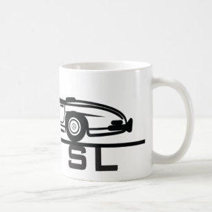 Caneca De Café Mercedes 300 SL Cabrio
