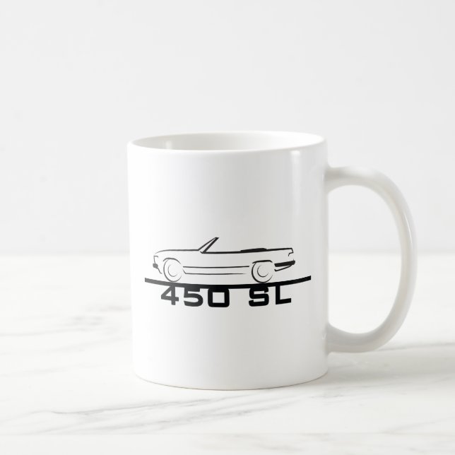 Caneca De Café Mercedes 450 SL Type 107 (Direita)