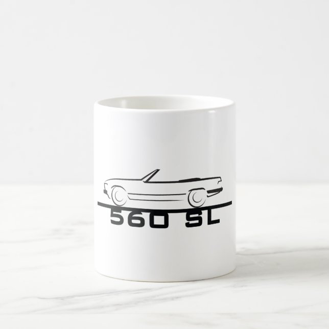 Caneca De Café Mercedes 560 SL Type 107 (Centro)