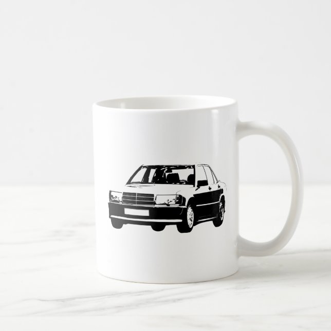 Caneca De Café Mercedes-Benz-190E (Direita)