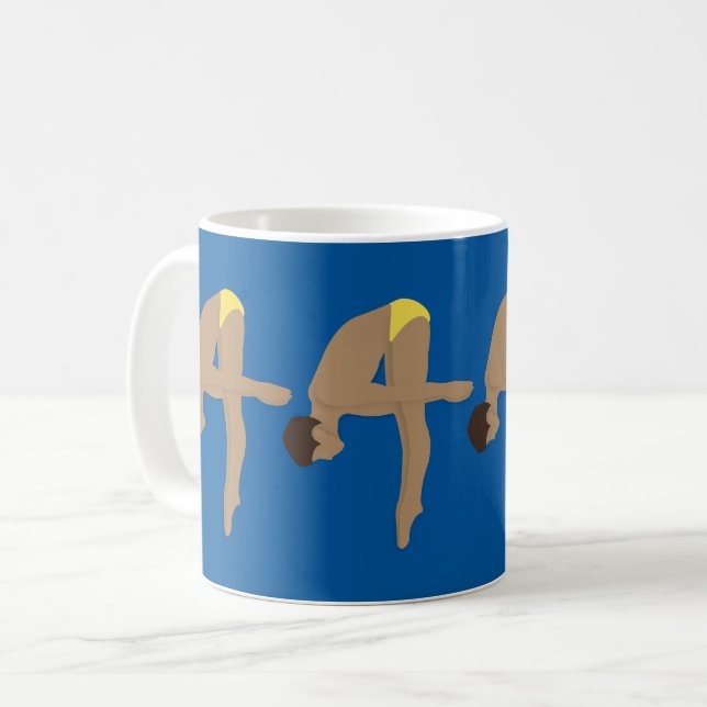 Caneca De Café Mergulho (Frente Esquerda)