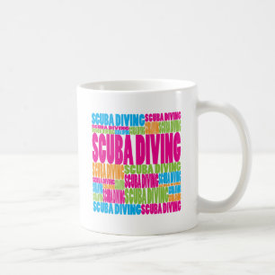 Caneca De Café Mergulho autónomo colorido