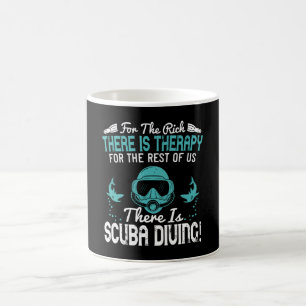 Caneca De Café Mergulho - Para Os Ricos Há Terapia