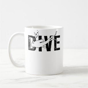 Caneca De Café Mergulho Scuba Diving Diver