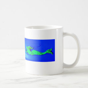 Caneca De Café mergulho verde