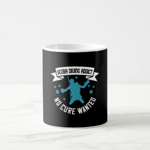 Caneca De Café Mergulho - Viciado em Mergulho Autônomo Sem Cura D