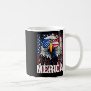 Caneca De Café Merica - Águia Patriótica Usa Da Liberdade - 4º De