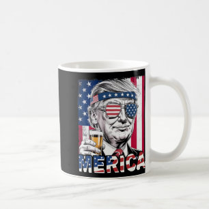 Caneca De Café Merica Funny Trump Men Cerveja Bebendo