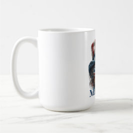 Caneca De Café Merica Girl, 4 de julho Gelam Girl com estrelas