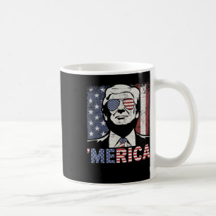Caneca De Café Merica Trump Happy 4 De Julho Bandeira Americana T