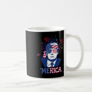 Caneca De Café Merica Trump Happy 4 De Julho Bandeira Americana T