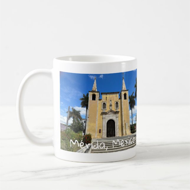 Caneca De Café Mérida, México - Clássica Mug (Esquerda)
