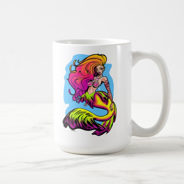 Caneca De Café Mermaid (Direita)