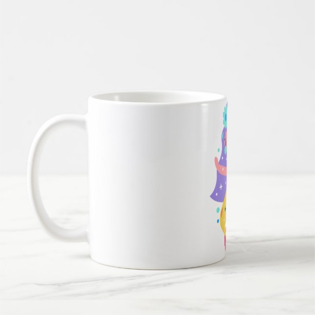 Caneca De Café Mermaid de surfe (Esquerda)