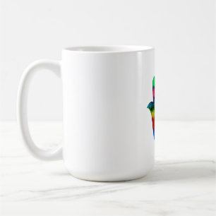 Caneca De Café Mermaid Garden Hamsa Art