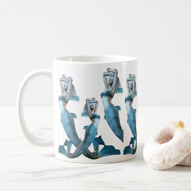 Caneca De Café Mermaid Mug (Com Donut)