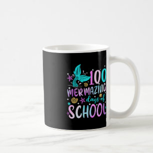 Caneca De Café Mermaid Tail 100 Dias de Mermasterização de School
