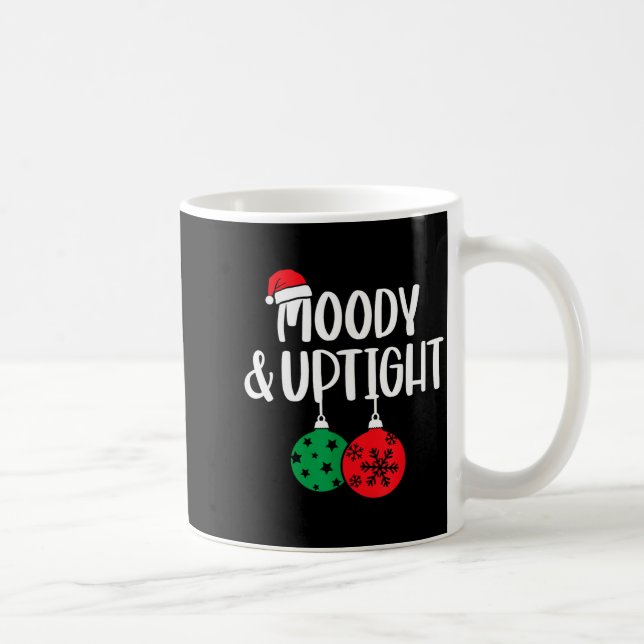 Caneca De Café Merry &amp; Bright Moody &amp; Uptight Matching Co (Direita)